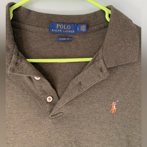 Polo Ralph Lauren Classic Fit Green Men's Collared Shirt - Picture 4 of 4